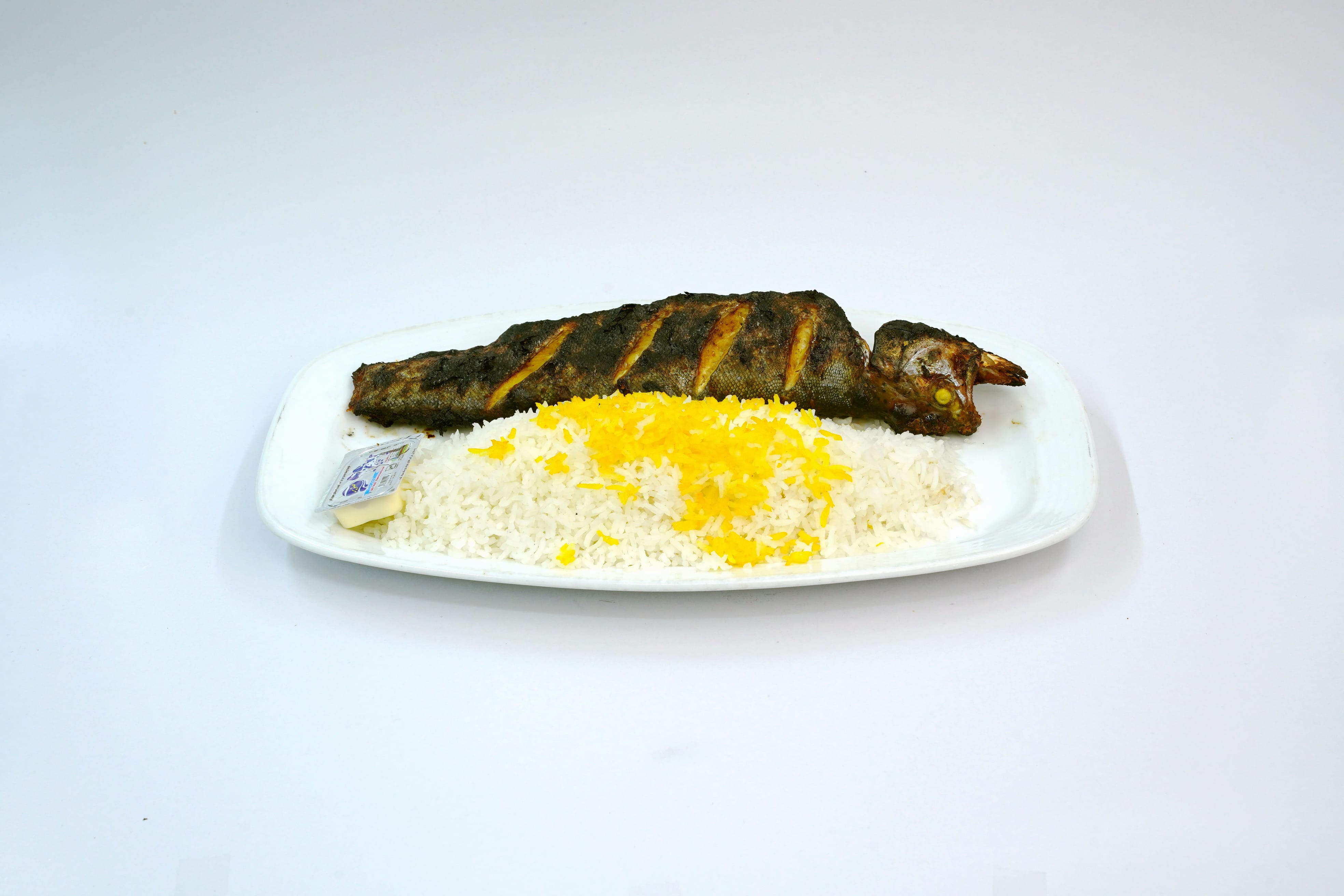 چلو ماهی قزل الا کبابی