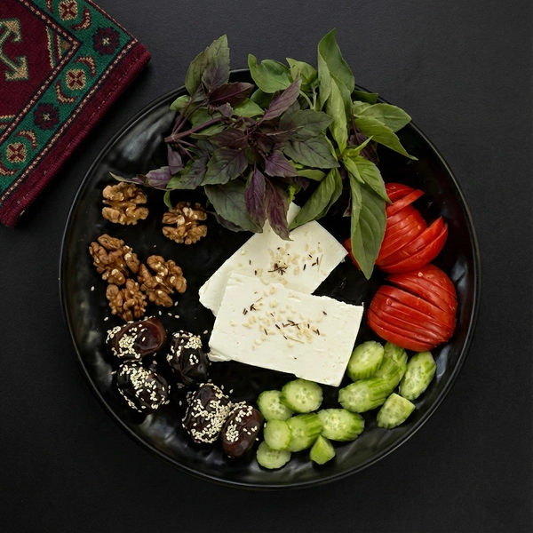 نان و پنیر سبزی