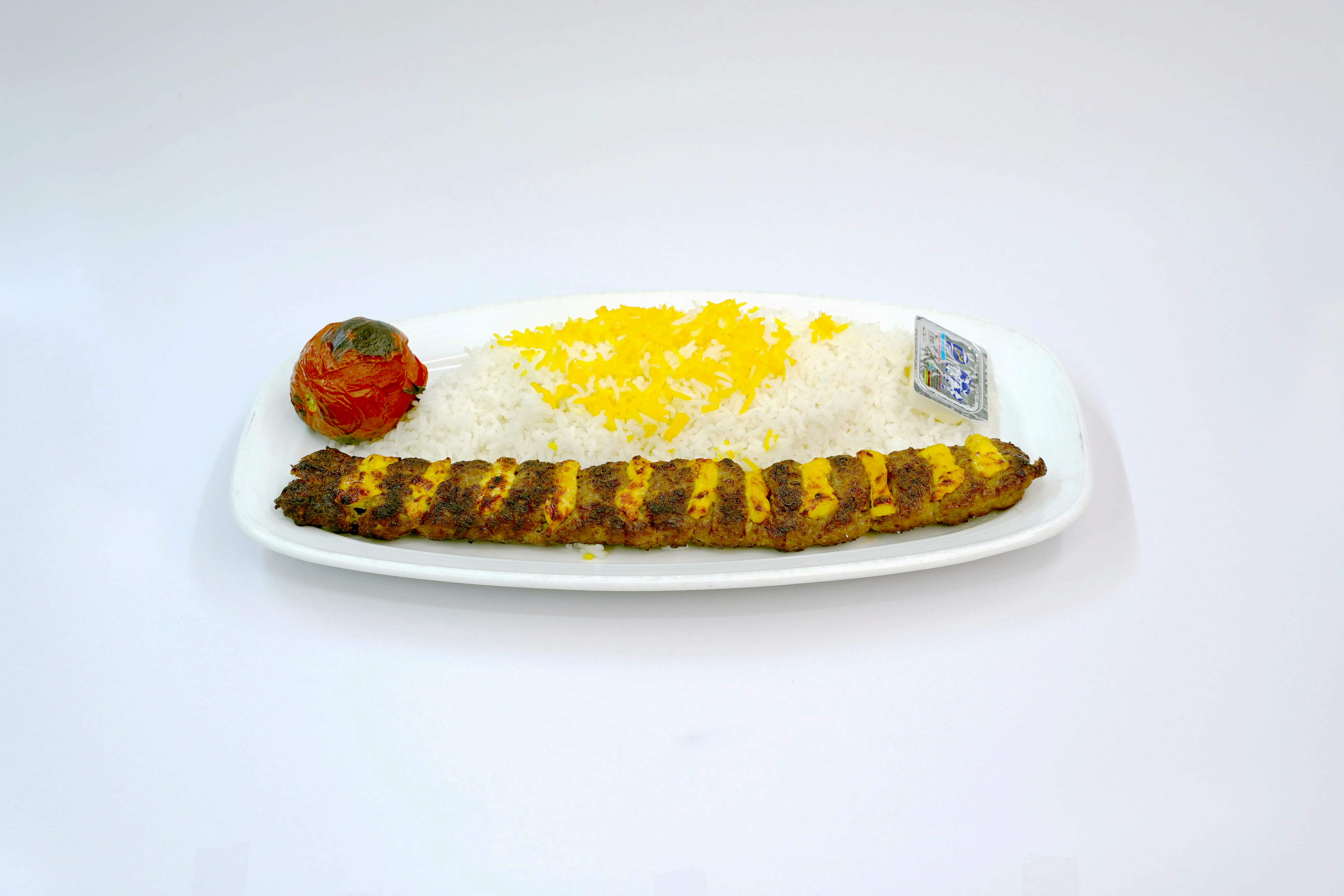 چلو کباب لقمه نگین دار